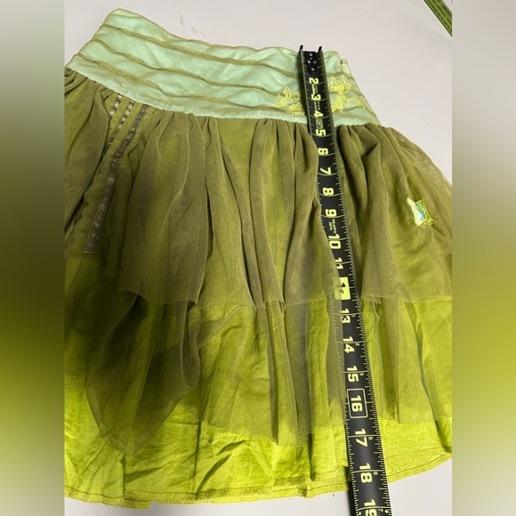 Deux par Deux toile multi textured skirt sz 8 - Picture 6 of 6